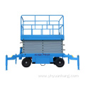 mobile lift car scissor type self hydraulic lifting